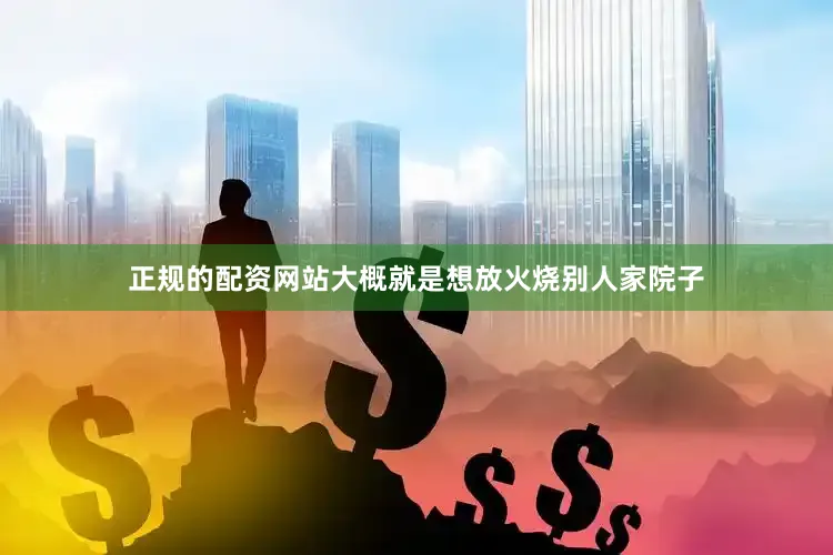 正规的配资网站大概就是想放火烧别人家院子