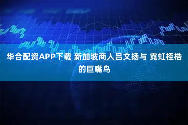 华合配资APP下载 新加坡商人吕文扬与 霓虹桎梏的巨嘴鸟